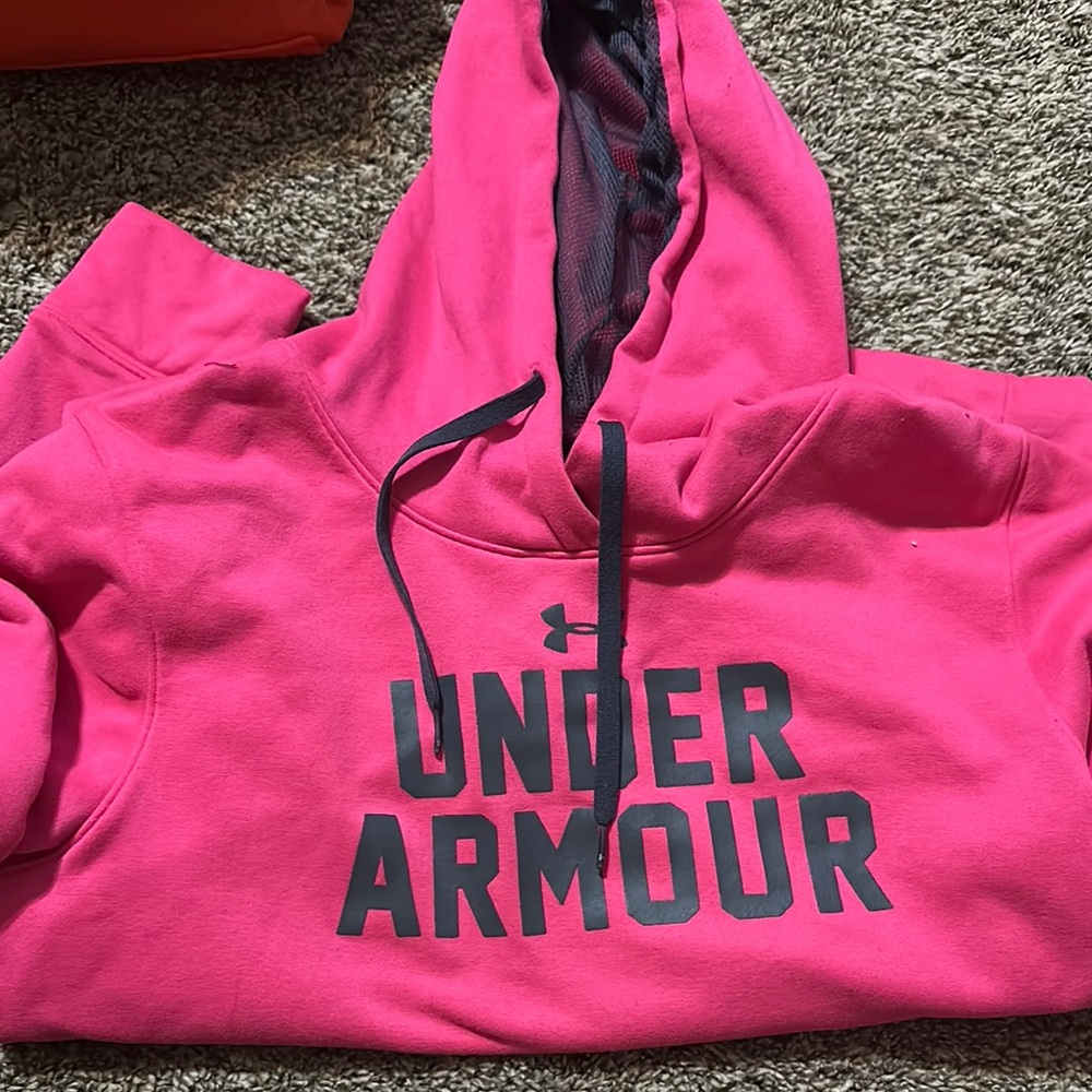 Under Armour Vibrant Pink Hoodie
